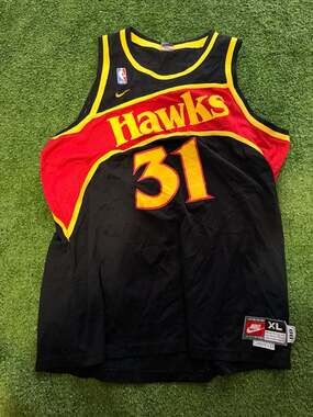 Vintage Nike Atlanta Hawks Jason Terry #31 NBA Swingman Jersey XL